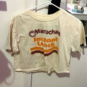 Maruchan Ramen T shirt Cropped